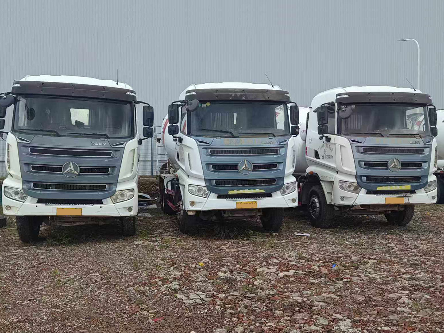 Sany 6x4 concrete mixer truck