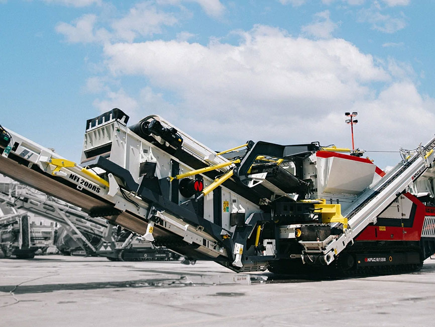 NFI series tracked mobile counterattack crushing station