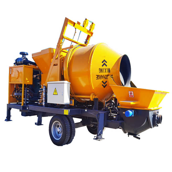 Construction Equipment Self Loading Cement Mixer with Pump Machine Concrete Mixer Provided Electric Motor or Diesel 2 Years 3200