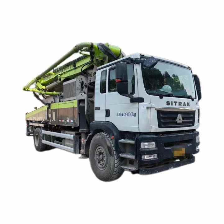 38M Used Concrete Pump 2021 ZOOMLION Construction Machinery   ZLJ5230THBKF 38X-5RZ USED Truck Pump for ZOOMLION
