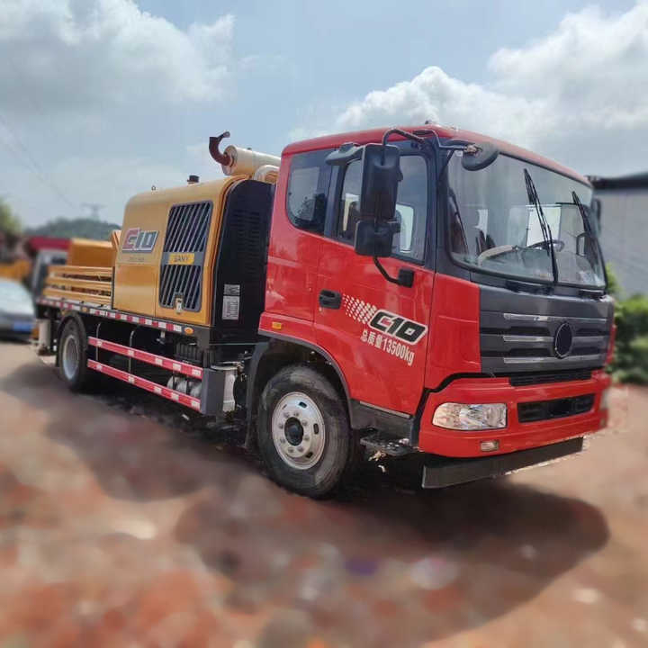 Popular Model 100 M3/h Used Trailer Line Pump Truck Concrete Line Pump Price