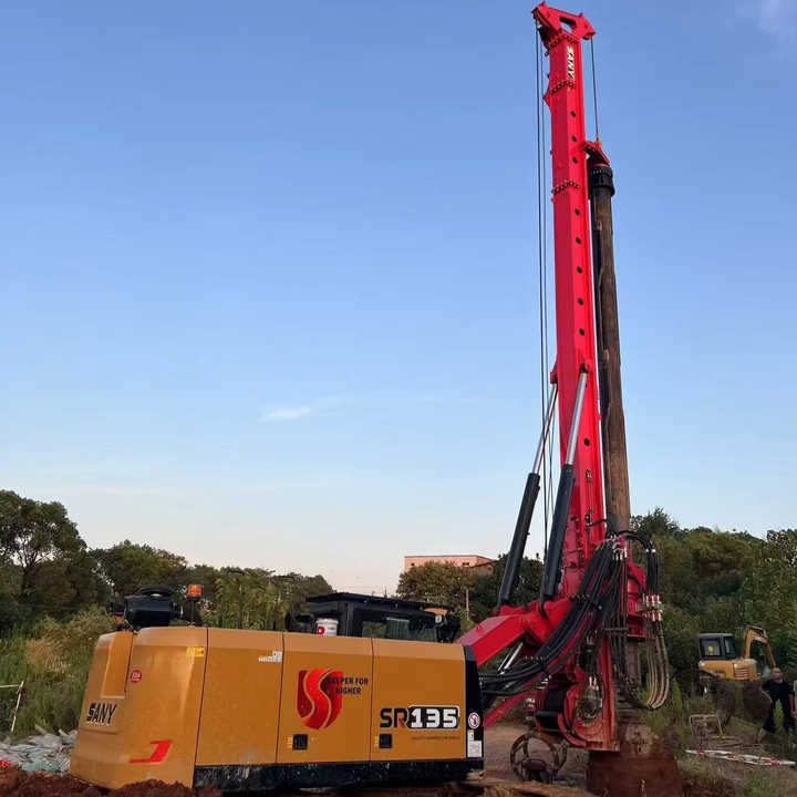 90% New for Sany 135 Rotary Drilling Rig Used Track Hydraulic Bored Pile Drivers Track Hydraulic Bored