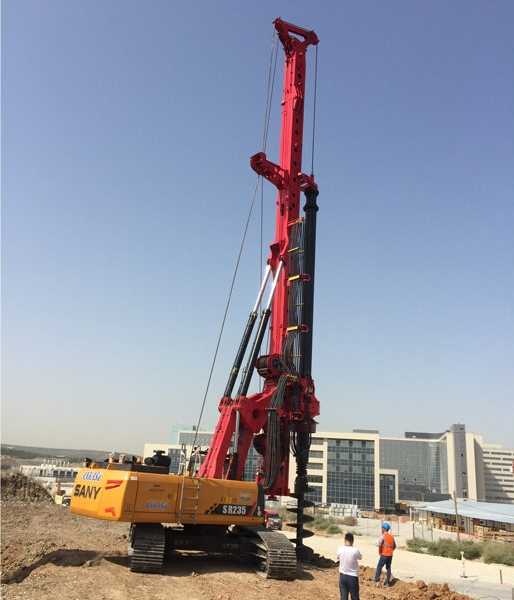 Used SANY SR235 SR235 Rotary Drilling Rig Machine Sany 235 Rotary Piling Rig for Sale