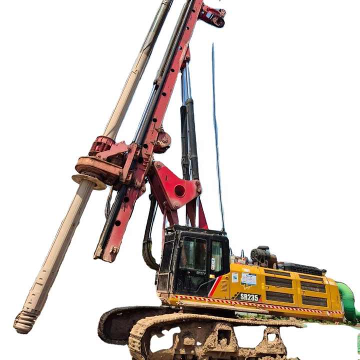 Used Construction Rotary Drilling Rig SANY SR235 Used Sany Drilling Rig SR235 in Good Condition Pile Driver Machine  2020year