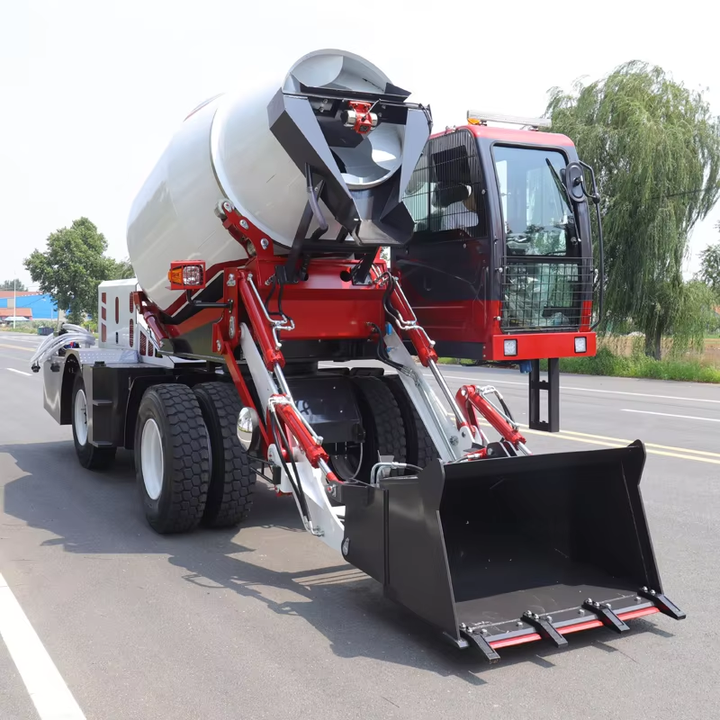Mobile Concrete Mixers Mini Self Loading Concrete Mixer Truck Mobile Auto Cement Mixer Truck