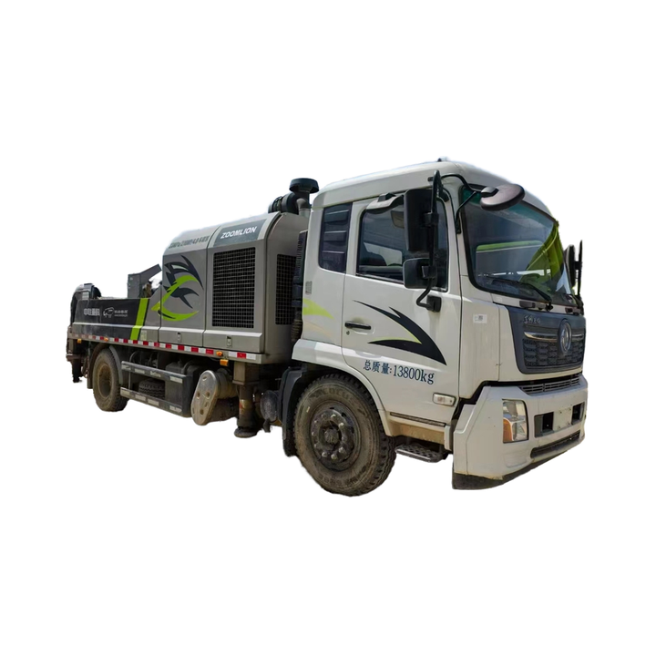 Zoomlion Dongfeng 10023 Diesel Engine Mounted 21-Year-Old Truck 500 Meter Horizontal Conveying Distance Used Concrete Pump