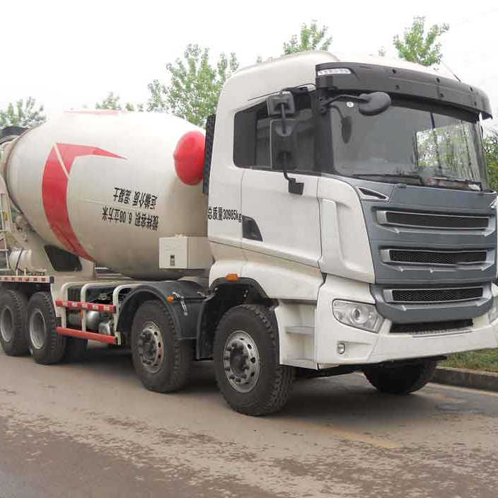 12 Cubic Meters Concrete Mixer Truck SY312C 4 Wheel Mobile Concrete Mixer Truck